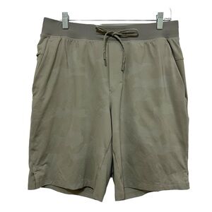 Lululemon T.H.E. Linerless 9” Shorts Beige Camo Men’s Large